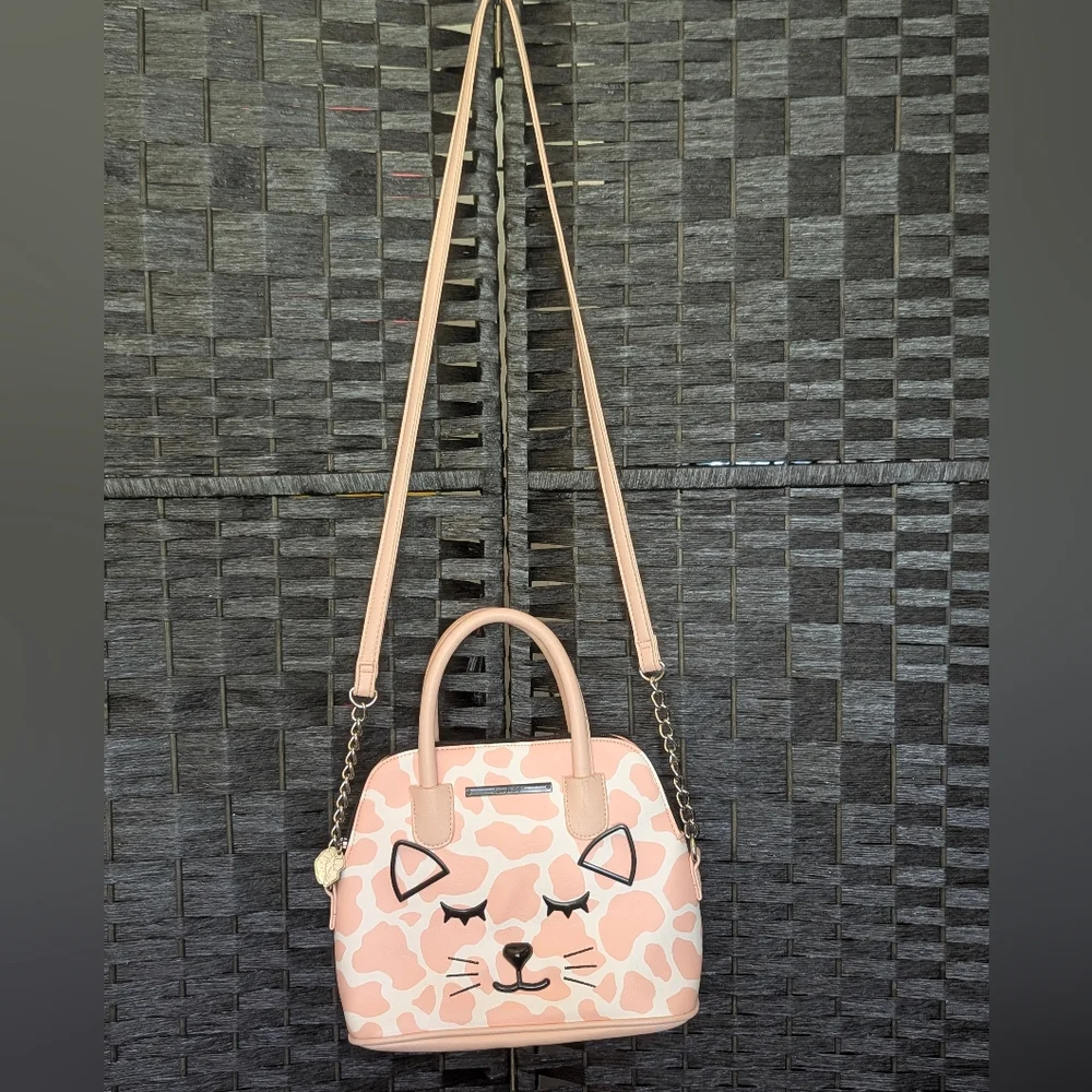 Charming Cat Face Pink Handbag - Picture 11 of 11